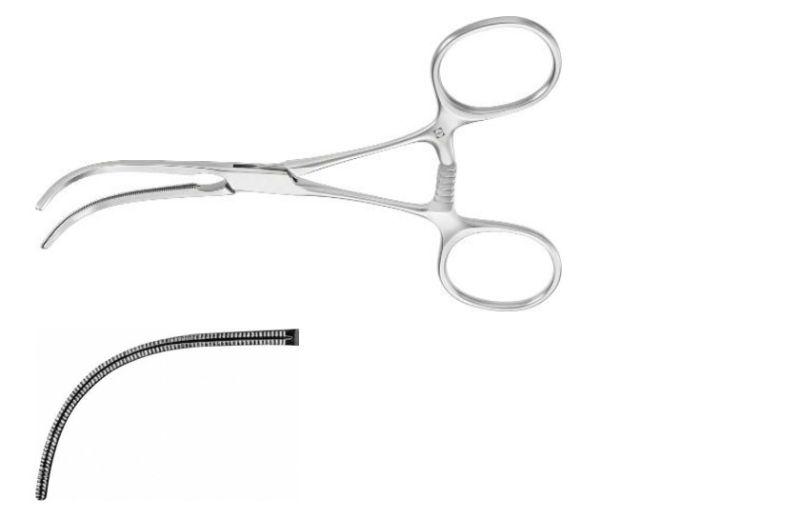 КУЛІ БУЛЬДОГ ЗАТИСКАЧ КРУГ. РУЧК. ВИГНУТ. 120 MM